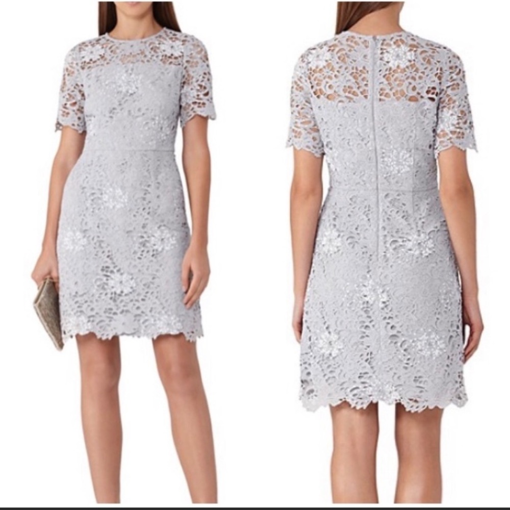 Reiss Lina Lace Dress